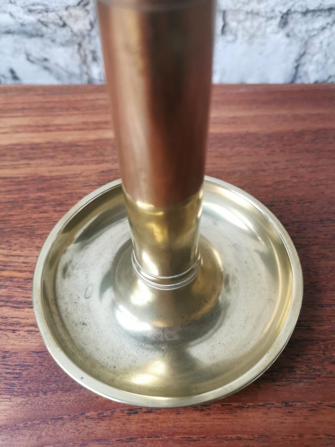 Brass candle holder