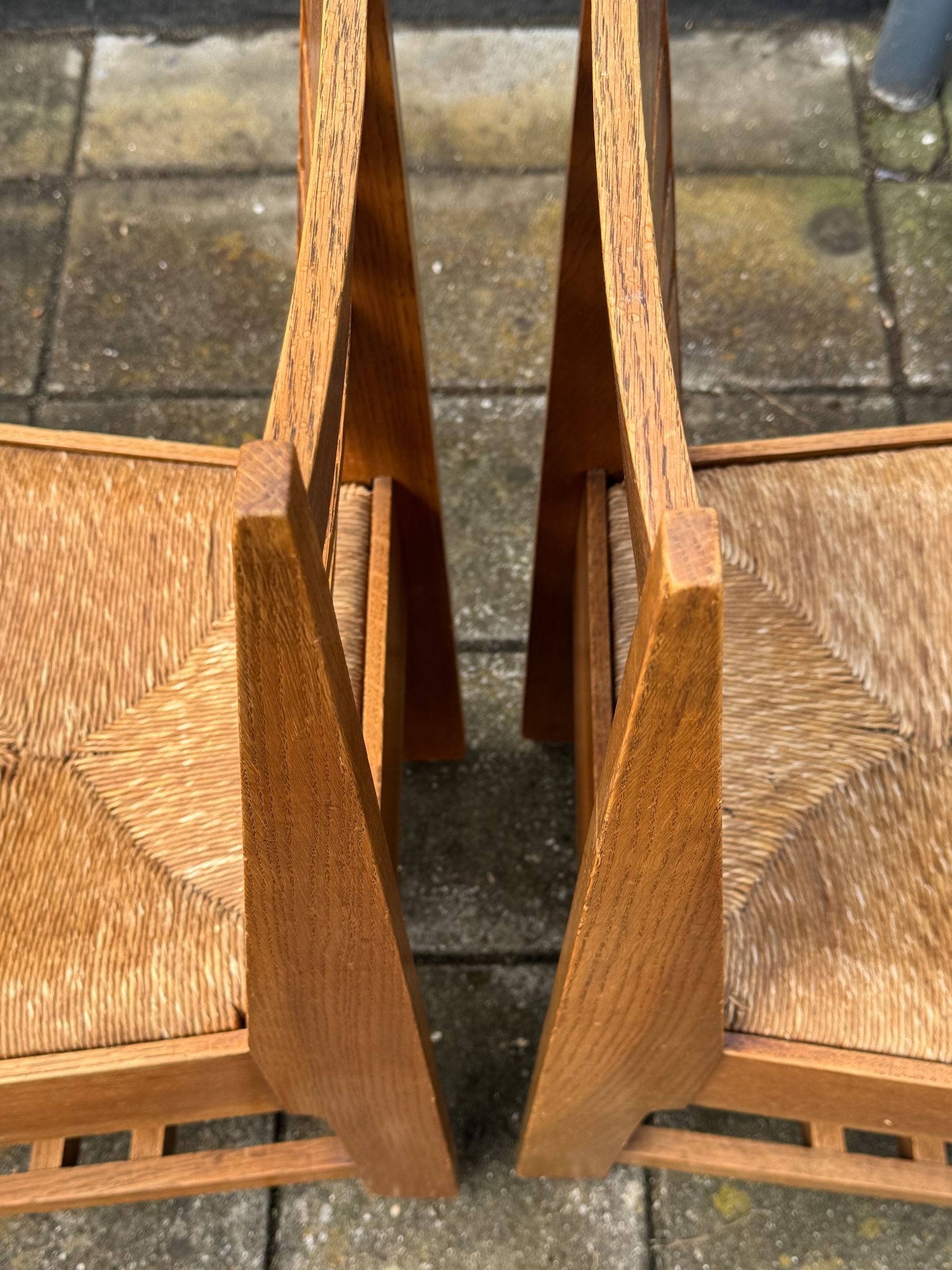 Pair of Amsterdamse School Dining Chairs