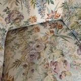 Chic bohemian floral armchair