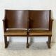 Banquette de cinéma en bois 1930