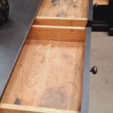 Antique black sideboard