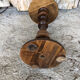 Vintage solid wood side table