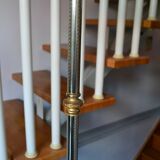 Vintage tripod floor lamp in gold-plated brass