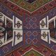 Ancient Turkish Anatolian Tribal Kilim, Geometric Organic Wool Kilim Rug