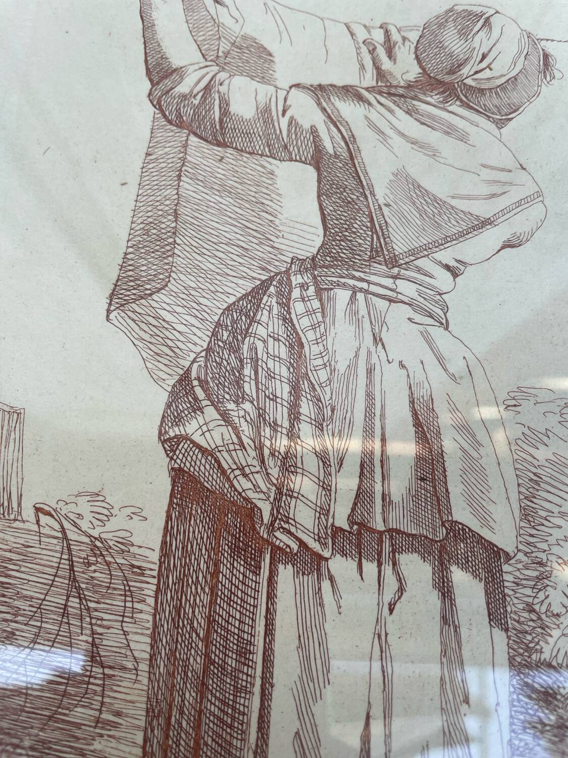 Laundress painting