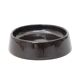 Gabbianelli black glazed ceramic bowls, 1970s, set of 6.