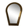 Handmade mirror in brass 1960 - 57x41cm