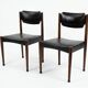 Paire de chaises scandinaves des années 60