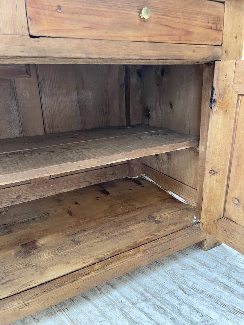 Oak and pine counter 1950