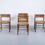4 Dordogne chairs from the 60s, Robert Sentou
