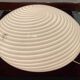 Murano Glass White Swirl Flushmounts Set of 2