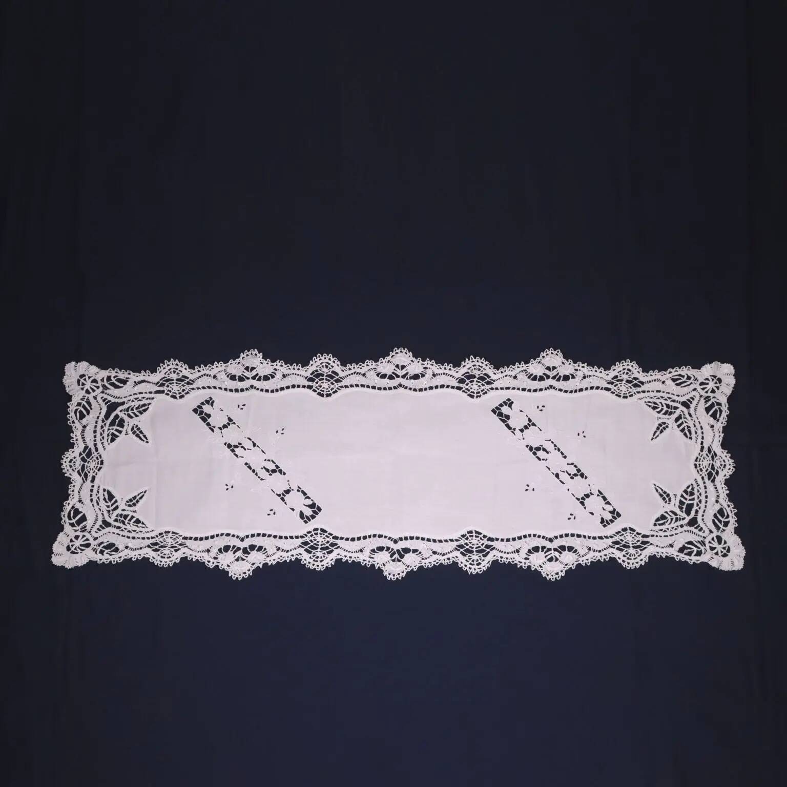 Linen table runner, Italy, 20th century
