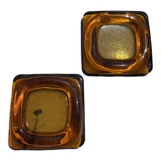 2 vintage pocket trays
