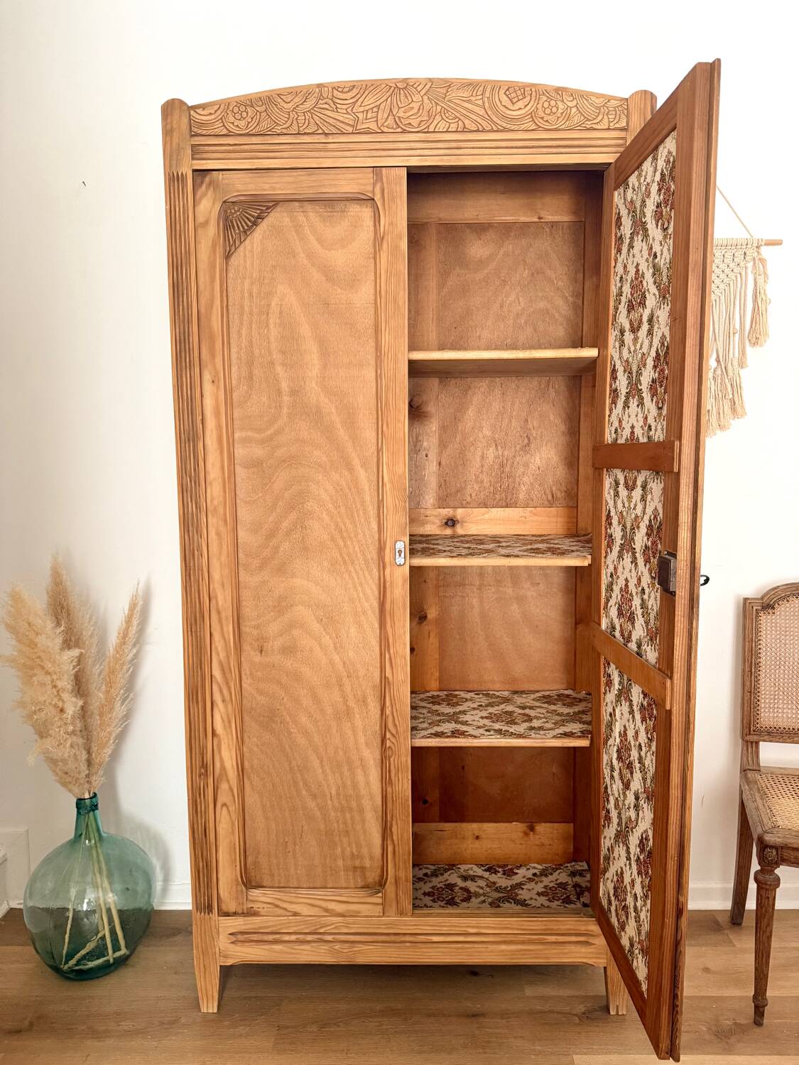 Parisian Art Deco Brut Wardrobe