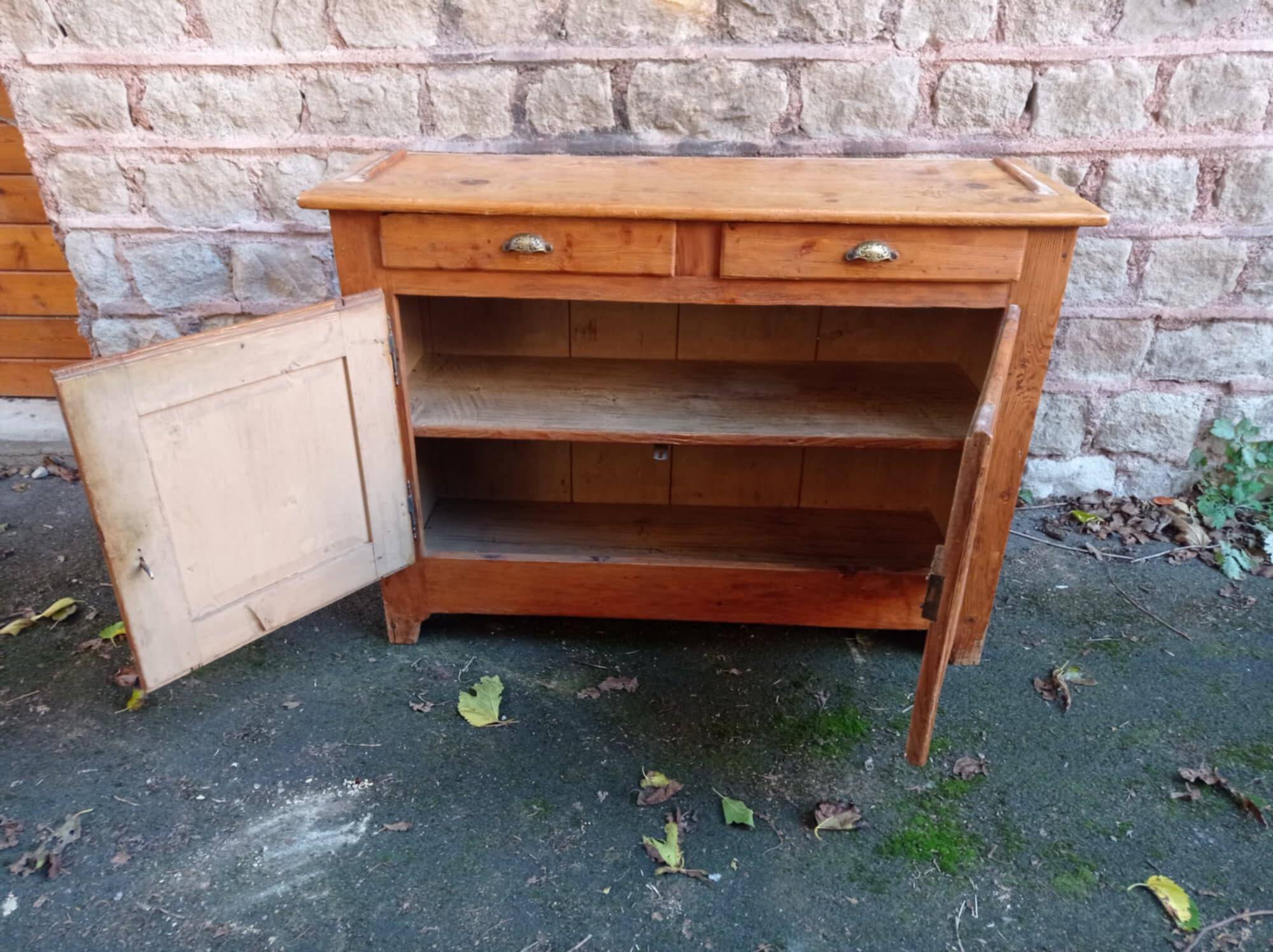 Parisian buffet two-body cabinet
