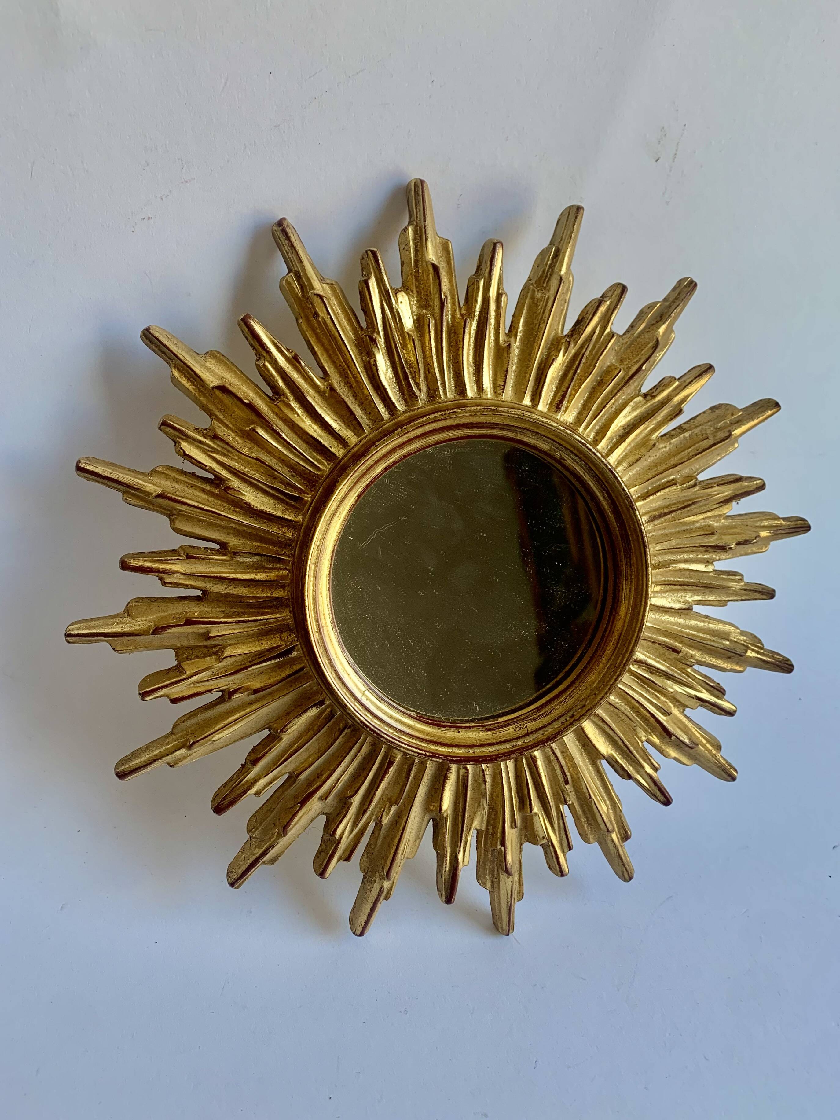 Vintage  Sunburst Mirror