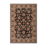 Tapis Oriental noir laine 160x230 cm Mota