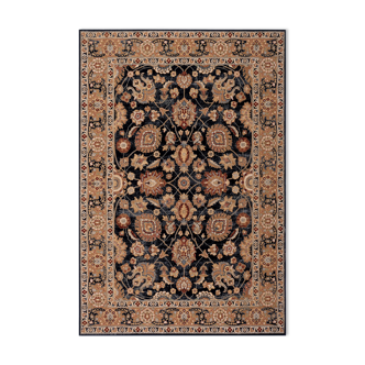 Tapis Oriental noir laine 160x230 cm Mota