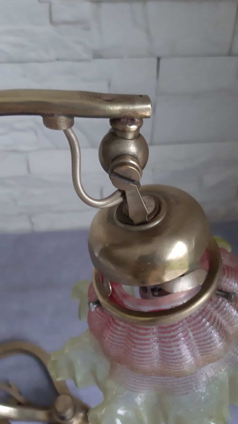 Art deco bronze lamp