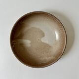 small salad bowl / deep dish in enamelled stoneware, France 1970
