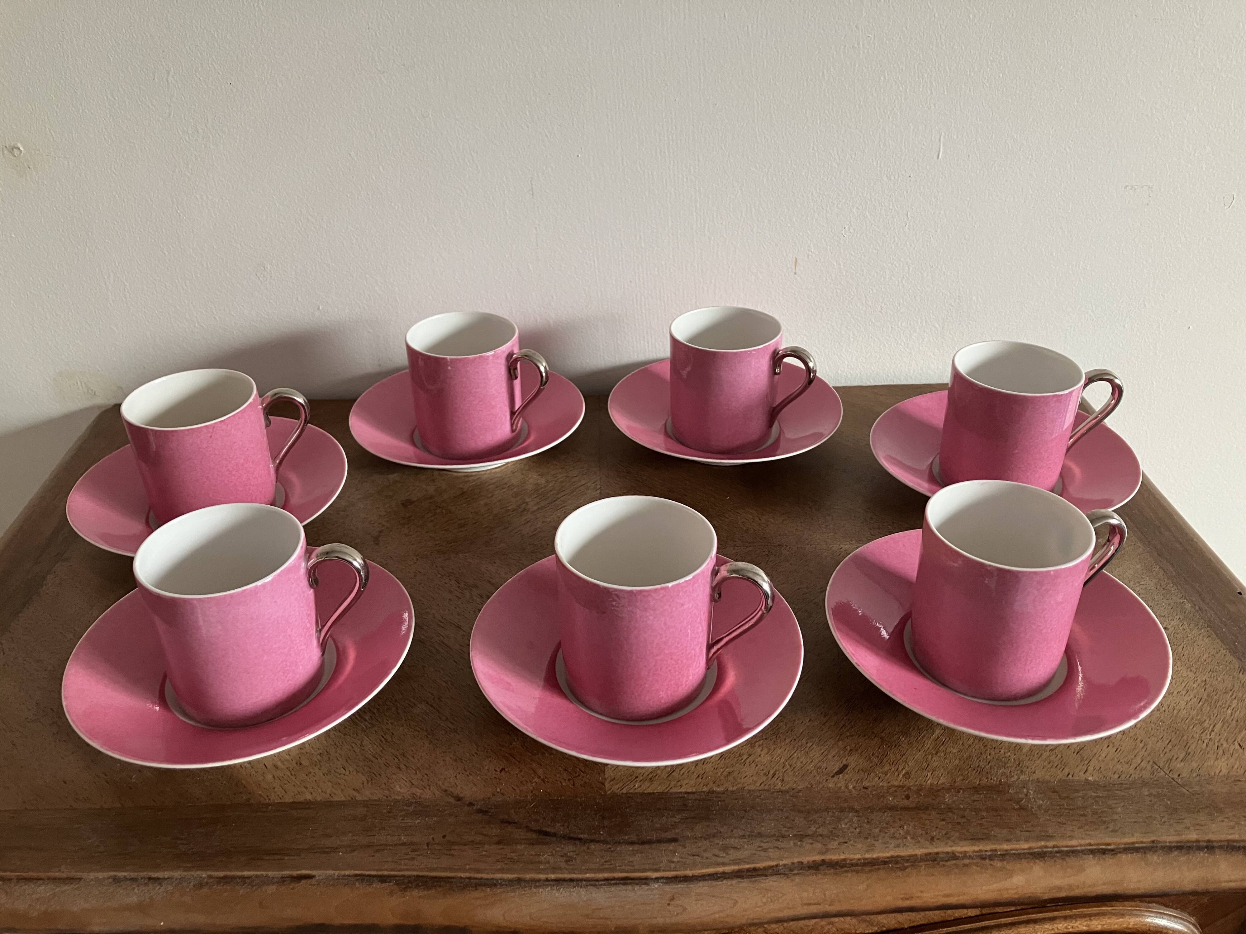A. Lanternier porcelain cups