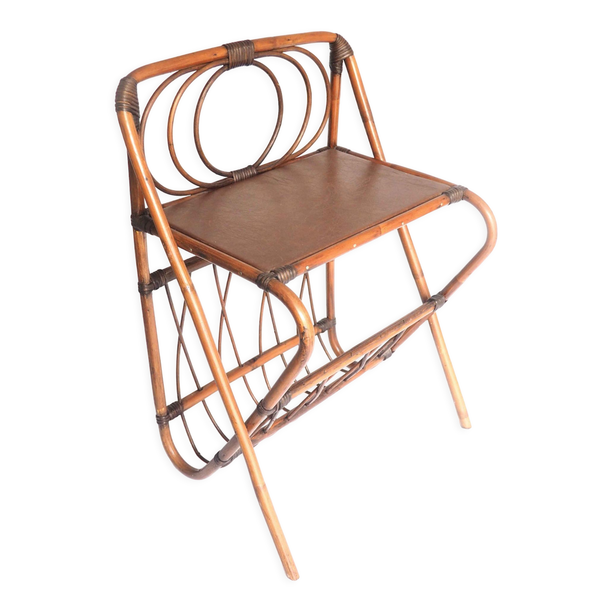 Bedside table rattan