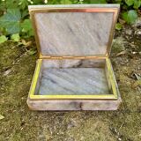 Onyx catchall box from the 1960s, vintage Italy.