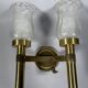Jean PERZEL (1892 - 1986) Pair of modernist wall lights circa 1960 20th century
