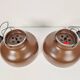 Mid-Century Modern Super Jumbo Pendant Lamps by Uniline for Nordisk Solar, 1960s, Set of 2
