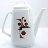 Seventies coffee maker in Sologne porcelain