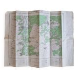 Old map of Malesherbes 3-4 - 1/25000th (1970)