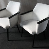 A pair of armchairs, 70s.