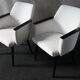 A pair of armchairs, 70s.