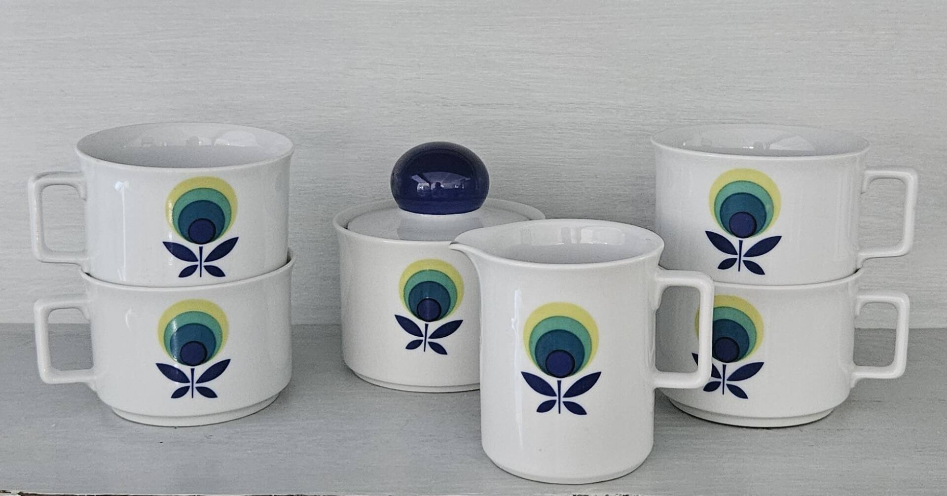 Service café 60s 70s vintage pop Bavaria Schirnding