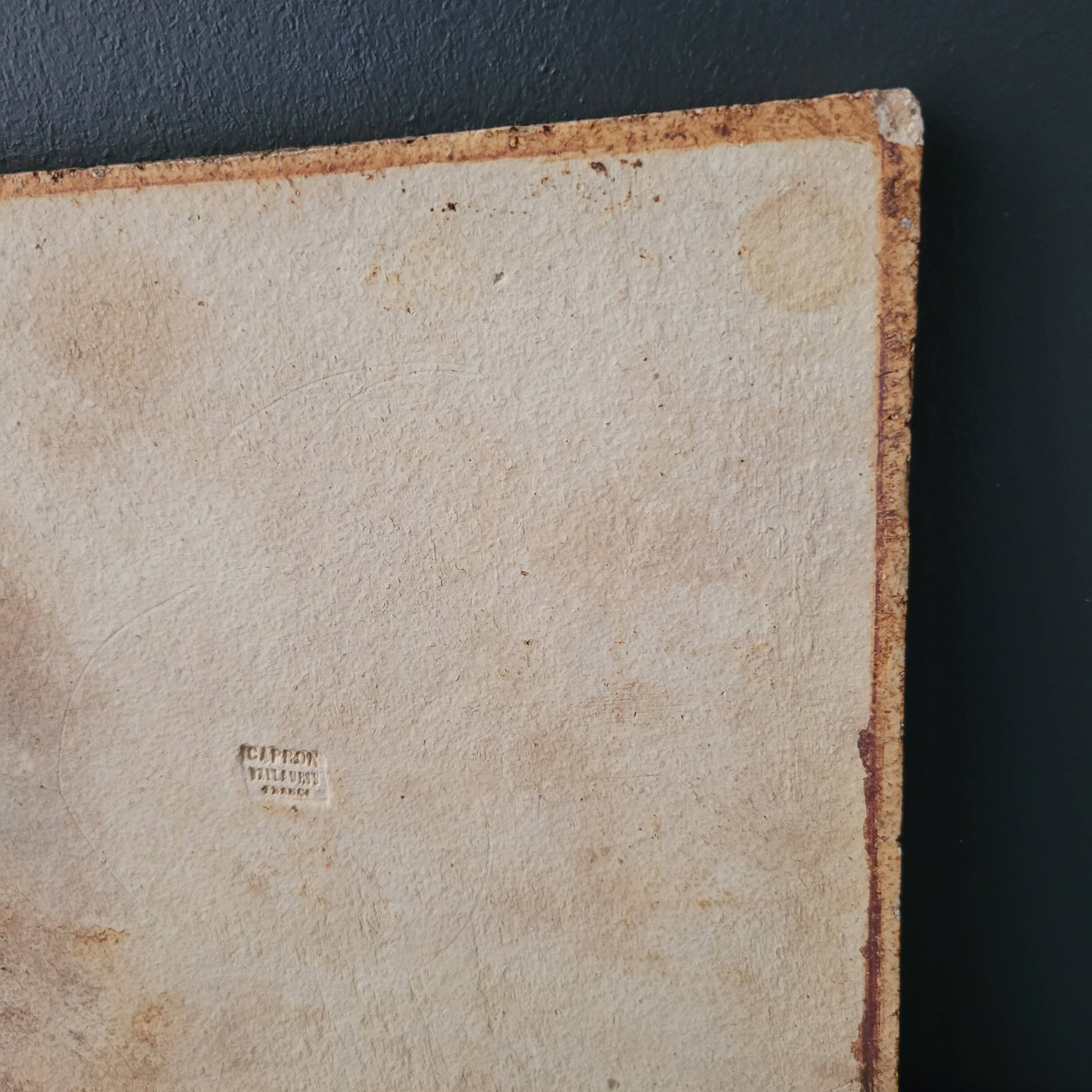 Roger Capron ceramic tile with rooster