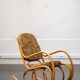 Rocking chair en bois courbé