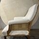 Fauteuil anglais en blanc