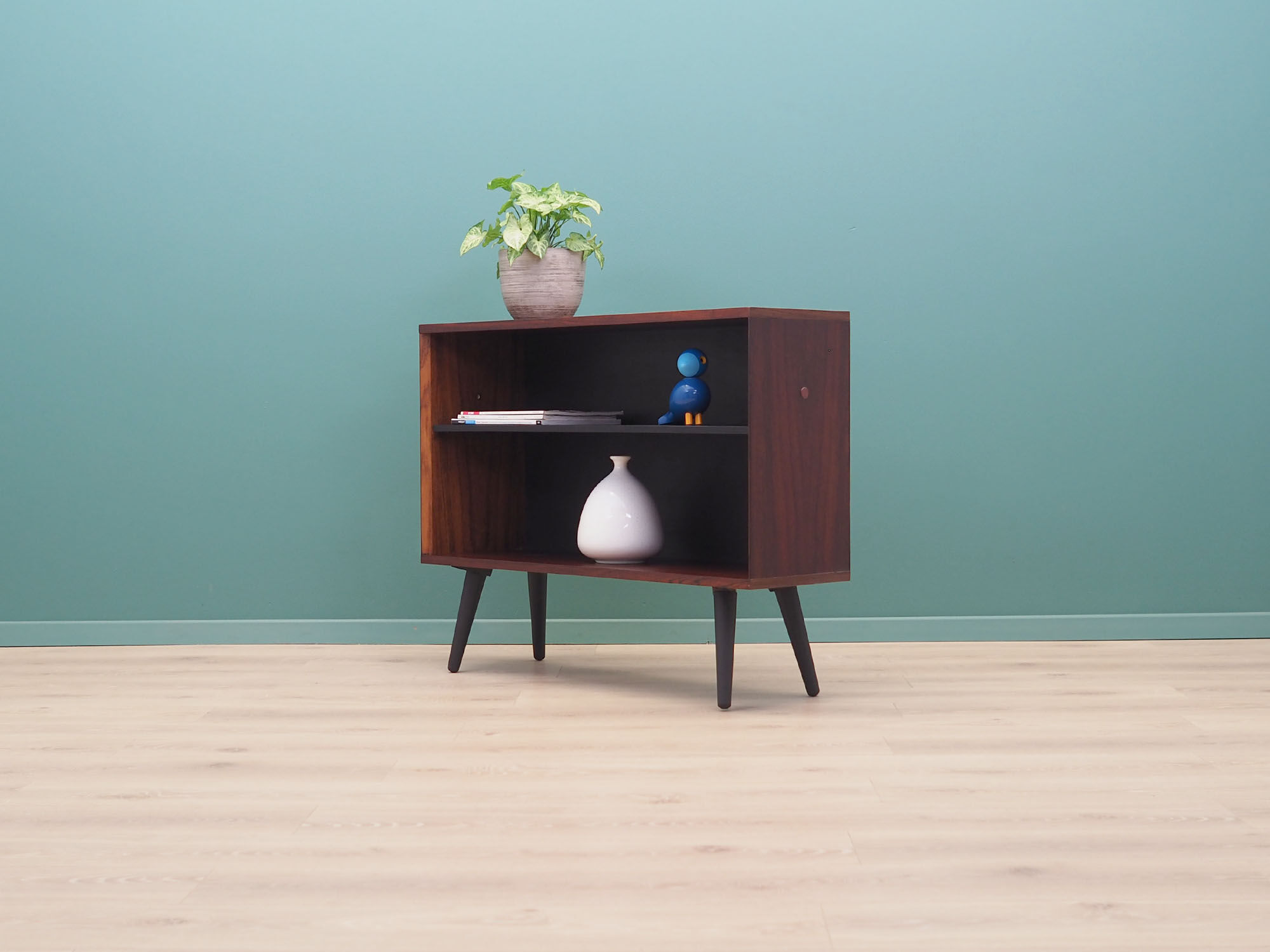 Bibliothèque en palissandre, design danois, années 60, fabriquée au Danemark