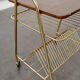 Vinyl brass door