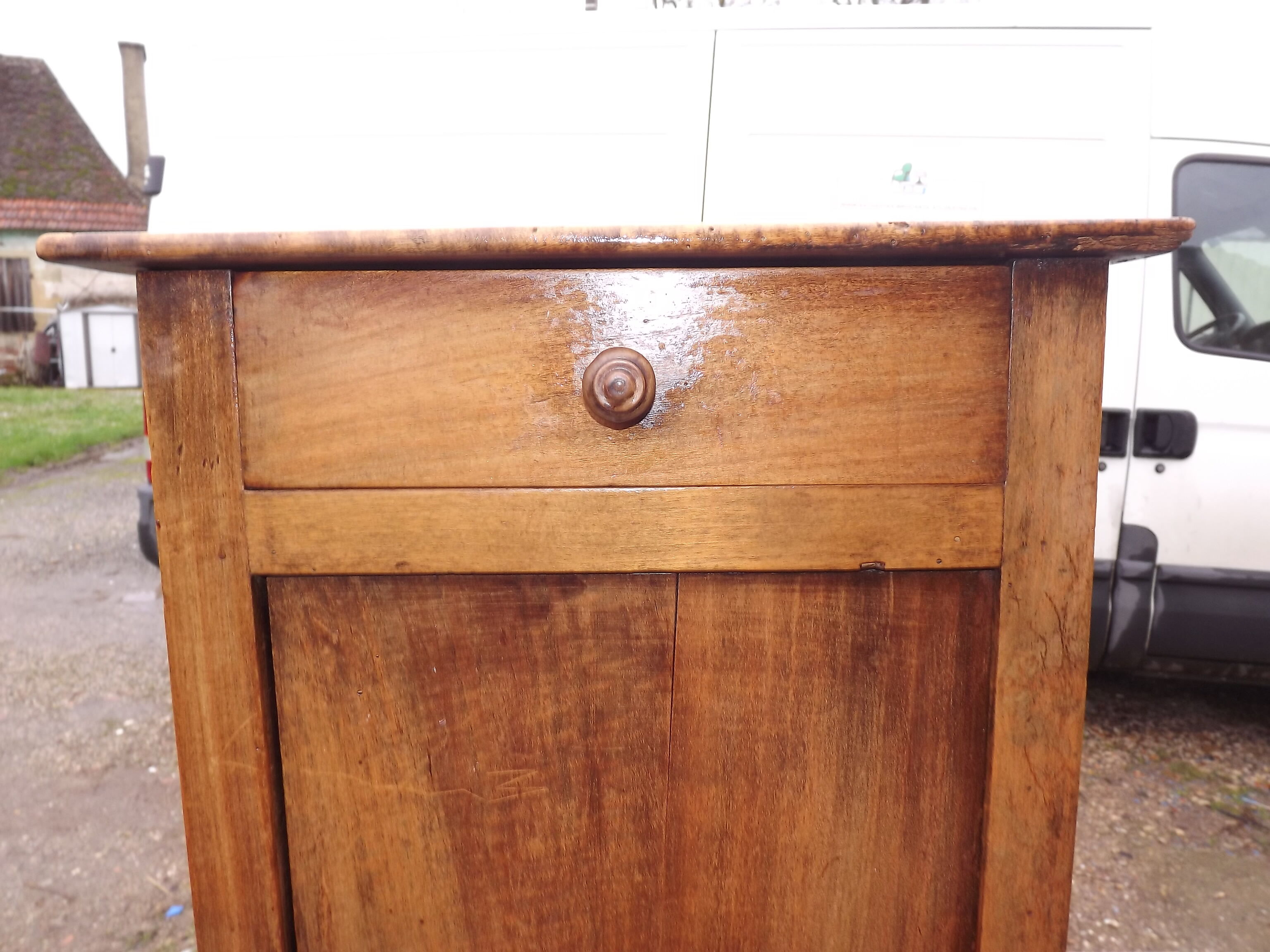 Bedside walnut 19 th