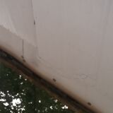 Vintage mirrored console