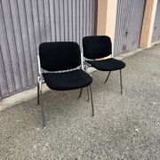 Paire de chaises design DSC Castelli signées Giancarlo Piretti Italie