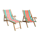 Transat et chaise longue Vintage 1960