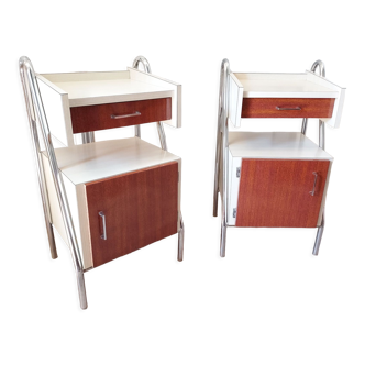 Boarding bedside tables