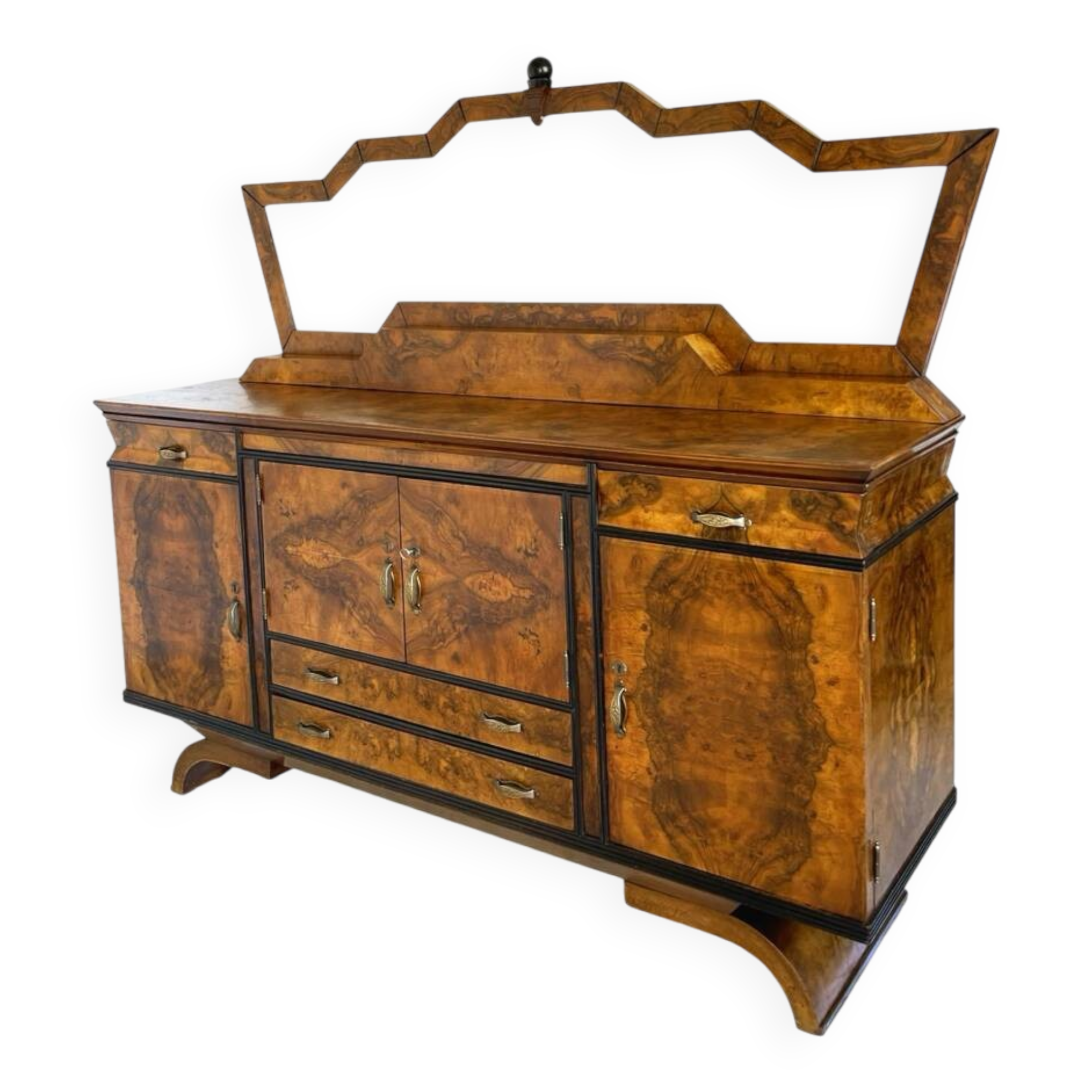 Crédence/buffet Art déco italien, années 1920.