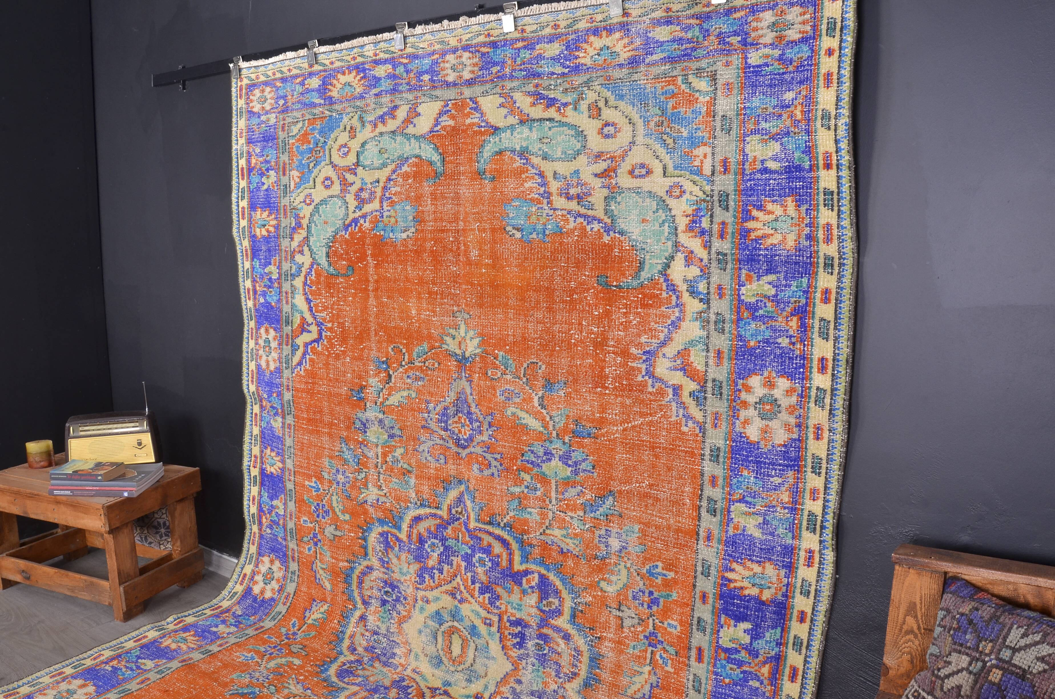 Vintage Oushak Anatolian Rug sku2308