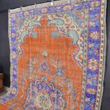 Vintage Oushak Anatolian Rug sku2308