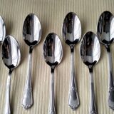 11 Guy Degrenne Rocaille Pattern Teaspoons