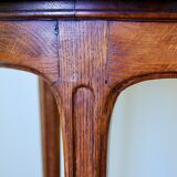 Art Nouveau oval console table