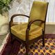 1950s English bridge chair in beech.